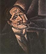 Juan Gris Portrait oil painting artist